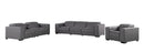 1208 - Modular Leather Set With 5 Power Recliners & Power Headrests