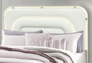 Lyra - King Bed With LED - Beige