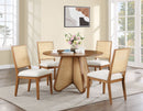 Butterfly - Solid Wood And Natural Cane Table