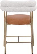Blake - Counter Stool With Bronze Legs (Set of 2)