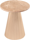 Cindra - Genuine Marble Top And Iron Base Table