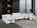 1126 - 8-Piece U-Shaped Sectional Sofa In With 4 Power Recliners & Power Headrest