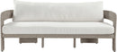 Sandbay - Olefin Water Resistant Fabric And Wicker Outdoor Patio Sofa