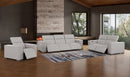 1208 - Leather Reclining Set (Sofa, Loveseat & Chair With 6 Power Recliners)