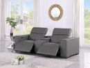 1208 - Dual Power Reclining Console Loveseat