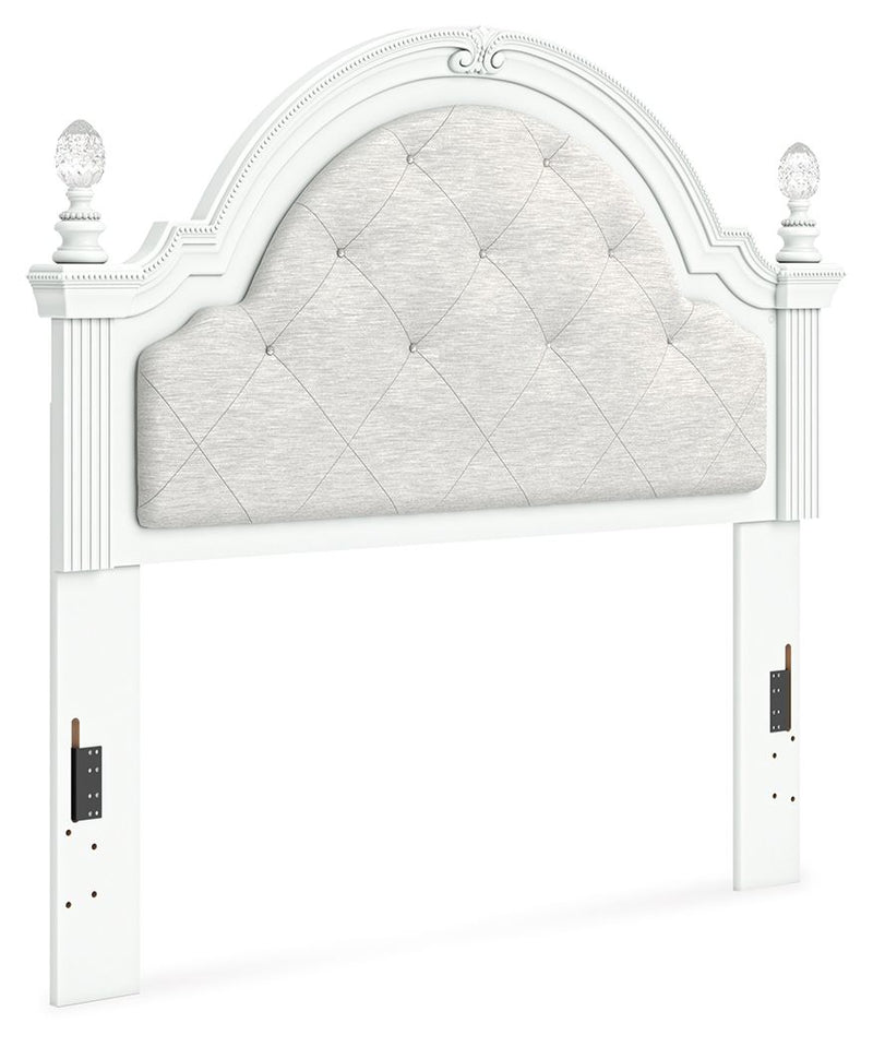 Kozlani - Full Upholstered Panel Headboard - White