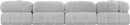 Ames - 6 Piece Fabric Modular U-Shaped Sectional