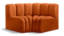 Arc - Velvet 2 Piece Modular Sofa