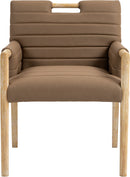 Aimee - Dining Arm Chair - Light Brown Legs