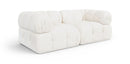 Orin - Velvet Performance Fabric Upholstered 2 Piece Modular Sofa (2 Corner Chairs)