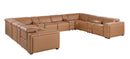 1224 - 12-Piece U-Shaped Sectional Sofa In With 4 Power Recliners & Power Headrests