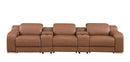 1116 - 5-Piece Modular Power Reclining Sofa In With 3 Power Recliners & Power Headrests