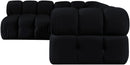 Orin - Fabric Velvet 4 Piece Modular Sectional