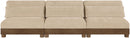 Turin - Chenille Fabric Upholstered Modular Sectional - Beige