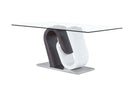 D4127 - 7 Piece Dining Room Set (Dining Table And 6 Dinning Chairs) - Silver