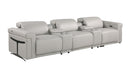 1126 - 5-Piece Modular Power Reclining Sofa In With 3 Power Recliners & Power Headrests
