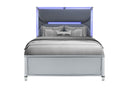 Lando - Queen Bed - Silver