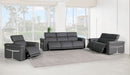 1126 - 6-Piece Modular Power Reclining Sofa, Loveseat & Chair Set In With 6 Power Recliners & Power Headrests