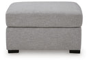 UrbanCrest - Oversized Accent Ottoman - Pewter