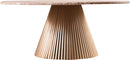 Cindra - Genuine Marble Top And Iron Base Table