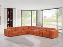 1224 - 8-Piece L-Shaped Sectional Sofa In With 3 Power Recliners & Power Headrests
