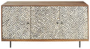 Kerrings - Accent Cabinet - Brown / Black / White