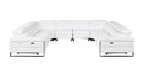 1246 - 8-Piece U-Shaped Modular Power Reclining Sectional With 4 Power Recliners And Power Headrests