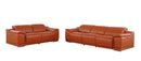 9762 - 5-Piece Modular Power Reclining Sofa And Loveseat Set With 5 Power Recliners In