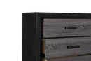 Lisbon - 4 Piece Twin Bedroom Set (Twin Bed, Dresser, Mirror And Nightstand) - Black / Gray