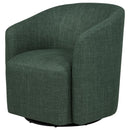 Mossbrook - Fabric Upholstered Swivel Accent Chair