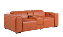 1224 - 8-Piece Modular Power Reclining Sofa & Loveseat Set In With 5 Power Recliners & Power Headrests