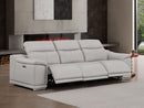 2679 - Genuine Leather Sofa With 3 Power Recliners