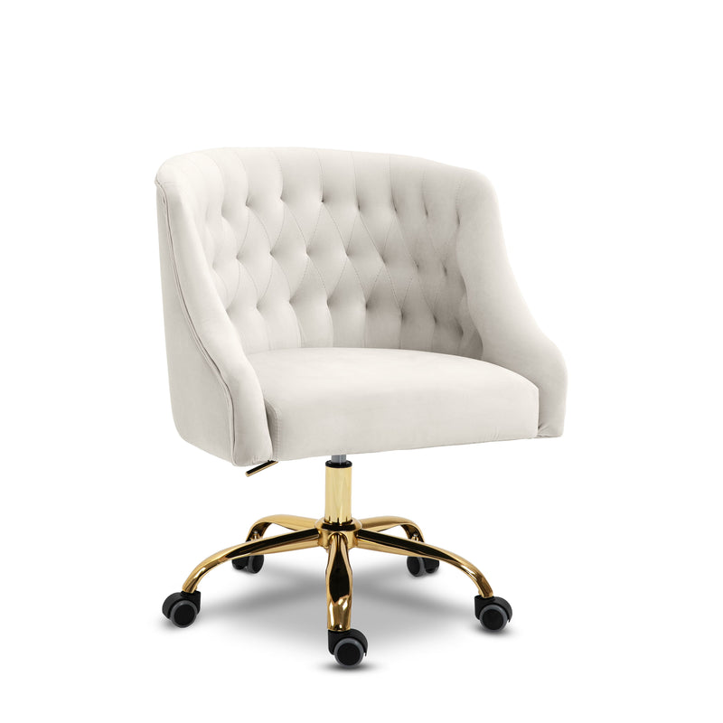 Arden - Office Chair with Gold Legs