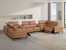1246 - 8-Piece U-Shaped Modular Power Reclining Sectional With 2 Power Recliners And Power Headrests