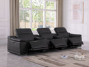 9762 - 5-Piece Modular Power Reclining Sofa And Loveseat Set With 3 Power Recliners In