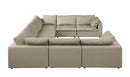 1100 - 8-Piece U-Shaped Sectional In Top-Grain Italian Leather