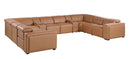 1224 - 10-Piece U-Shaped Sectional Sofa In With 4 Power Recliners & Power Headrests