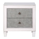 Katia - Nightstand - Rustic Gray & Weathered White