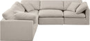 Indulge - Linen 5 Piece Modular Corner Sectional