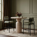 Serava - Vegan Leather Upholstered Bar Stool