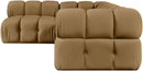 Orin - Fabric Velvet 4 Piece Modular Sectional
