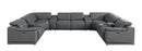 2679 - 12-Piece U-Shaped Power Reclining Sectional In Genuine Leather (4 Recliners)