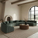 Avanti - Chenille Fabric Upholstered 4 Piece Modular Sectional