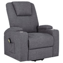 Louie - Chenille Upholstered Power Lift Massage Chair