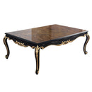 Betria - Coffee Table - Engineered Stone Top, Gold & Black