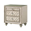 Lucienne - Nightstand - Beige Velvet
