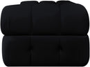 Orin - Velvet Performance Fabric Upholstered 2 Piece Modular Sofa (2 Corner Chairs)