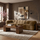 Orin - Velvet Performance Fabric Upholstered 3 Piece Modular Sofa