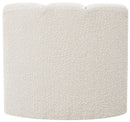 Arc - Boucle Fabric Curved Corner Chair