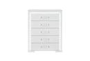 Naomi - 5 Piece Queen Bedroom Set - Silver